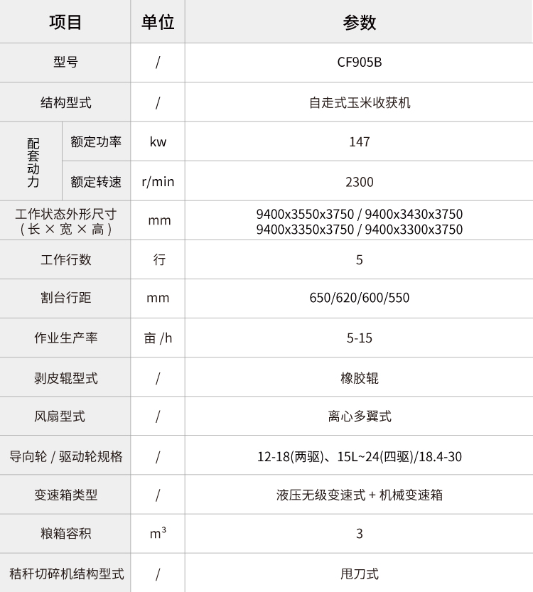 pc img of cf905b自走式玉米收获机